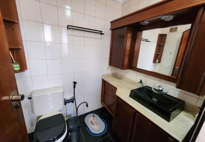 Flat No Hotel Cosmopolitan Com Estacionamento Gratis E Piscina Santos  Exterior photo