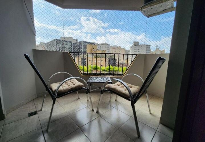 Flat No Hotel Cosmopolitan Com Estacionamento Gratis E Piscina Santos  Exterior photo